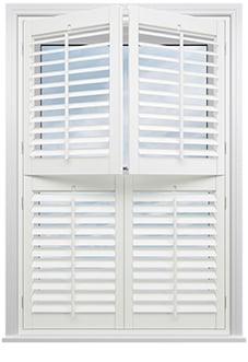 Dartford, White - Tier on Tier Plantation Shutter
